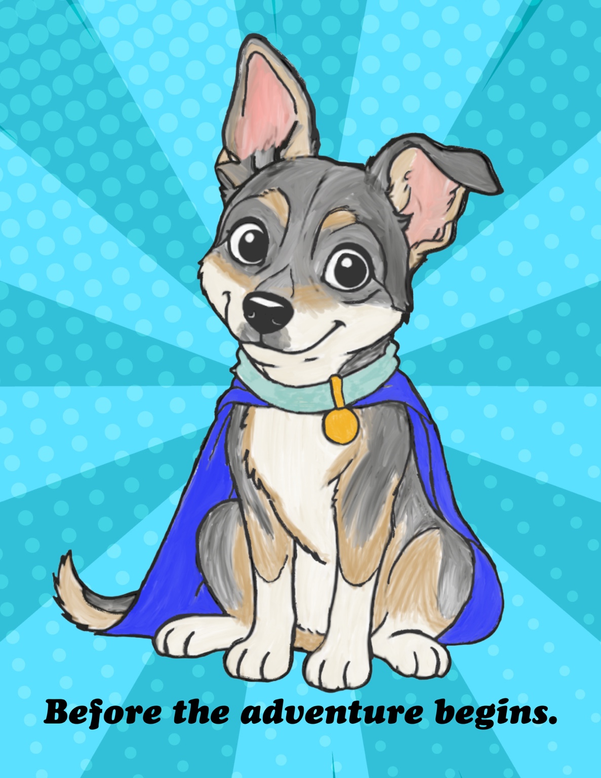 Original Colonel the Knievel illustration: Ready for Adventure
